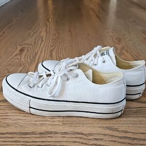 Stylish White Canvas Sneakers